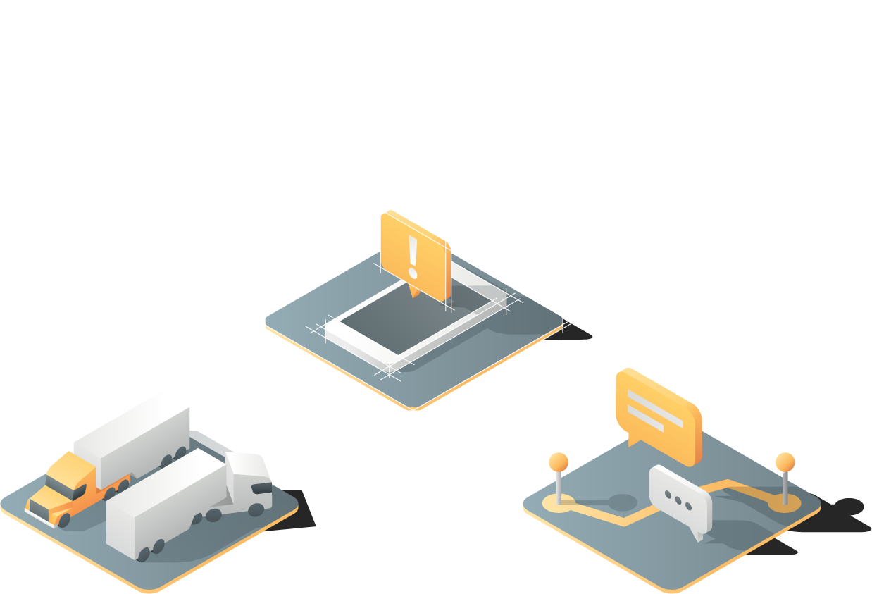 Wireframes of the tranzport illustrations